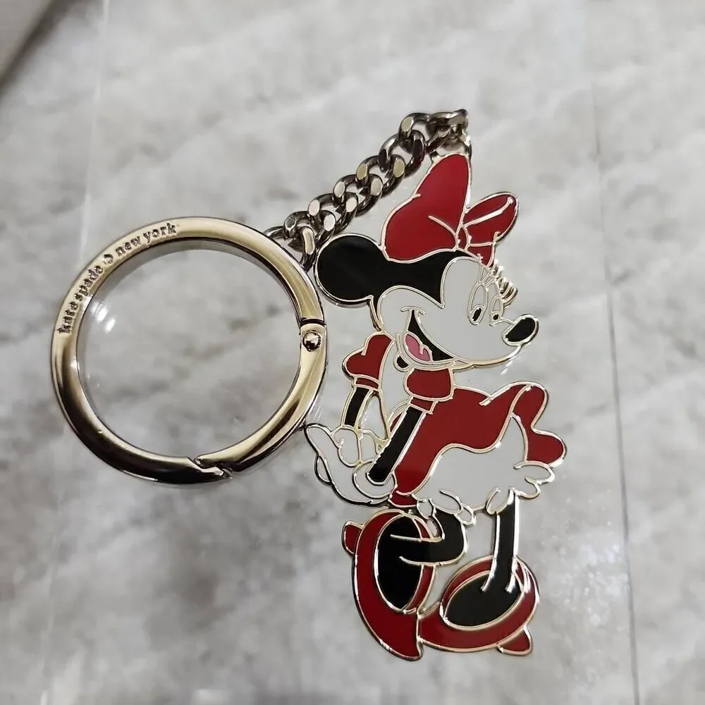 Kate Spade X Disney Minnie Mouse Metal Keyfob/bag Charm
